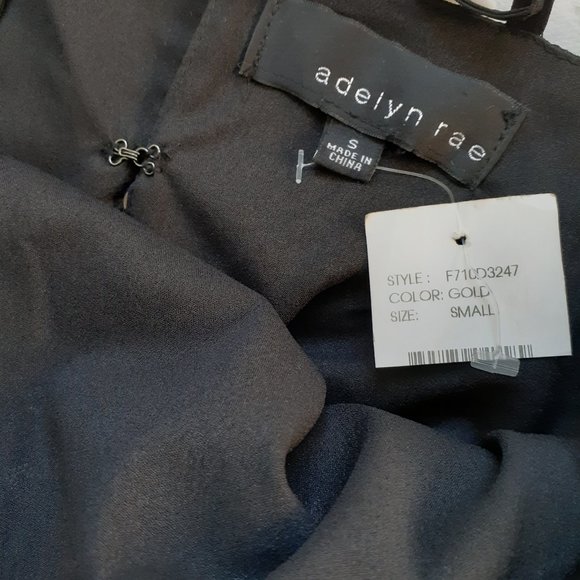 NEW Adelyn Rae Leila Sequin Strappy Back Dress Size S - Picture 9 of 15